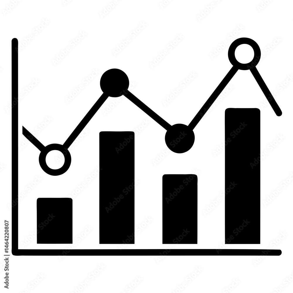Poster business chart analysis graph data finance market report diagram statistics information presentation
