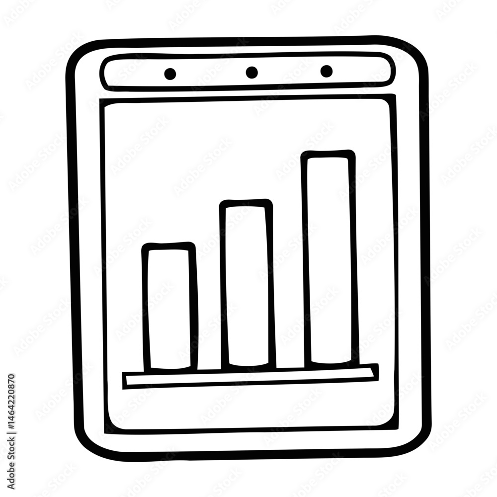 Poster growth chart business analysis data graph report presentation infographic visual communication and a