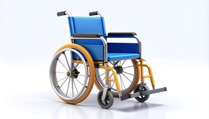Fototapeta premium Blue Wheelchair Image