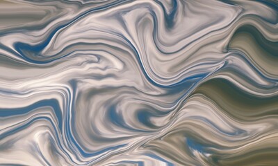 Abstract art background of soft blue, pink, brown. Wavy lines background. Abstract shape, hand-drawn painting, dynamic, tone, creative, mix colors for texture, wallpaper, fashion. Abstract backdrop.