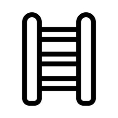 rung ladder icon with line style, perfect for user interface projects