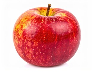 a red apple isolated on white background