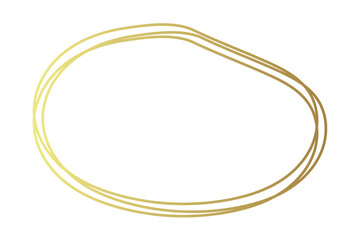 Obraz premium hand drawn circle and round icon on white background.