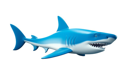 Blue shark inflatable illustration accessory animal summer PNG.

