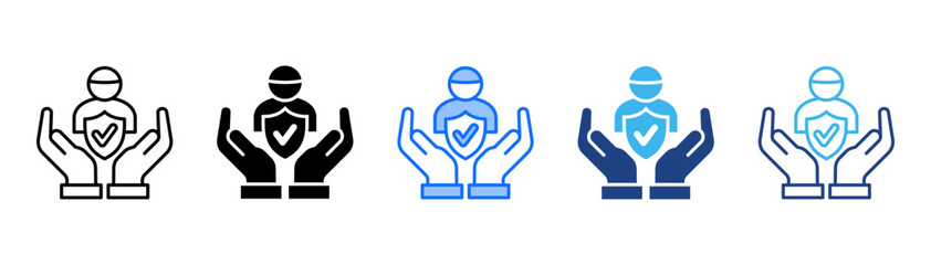 Patient Icon Set With Multiple Style Collection 