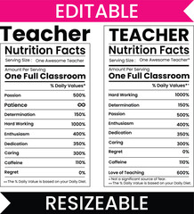 Teacher Nutrition Facts, Senior 2026, Graduate Facts, Graduate Nutrition Facts, Senior nutrition facts, teacher Nutrition Facts, birthday boy nutrition Facts, birthday girl nutrition Facts