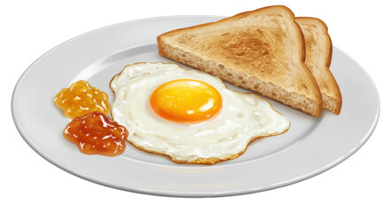 Isolated Breakfast Plate