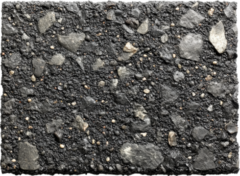 Dark Gray Pebble Mosaic Paving