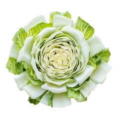 Fototapeta premium Green fresh raw cabbage