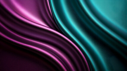 Dramatic Purple And Teal Fabric Texture