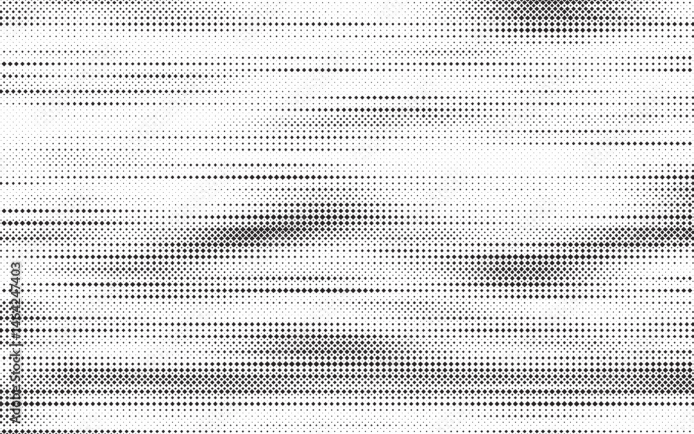 Fototapete Black and White Square Dots Background. Diagonal, oblique, slanting dots lines, stripes geometric vector pattern. Abstract liner effect halftone texture.