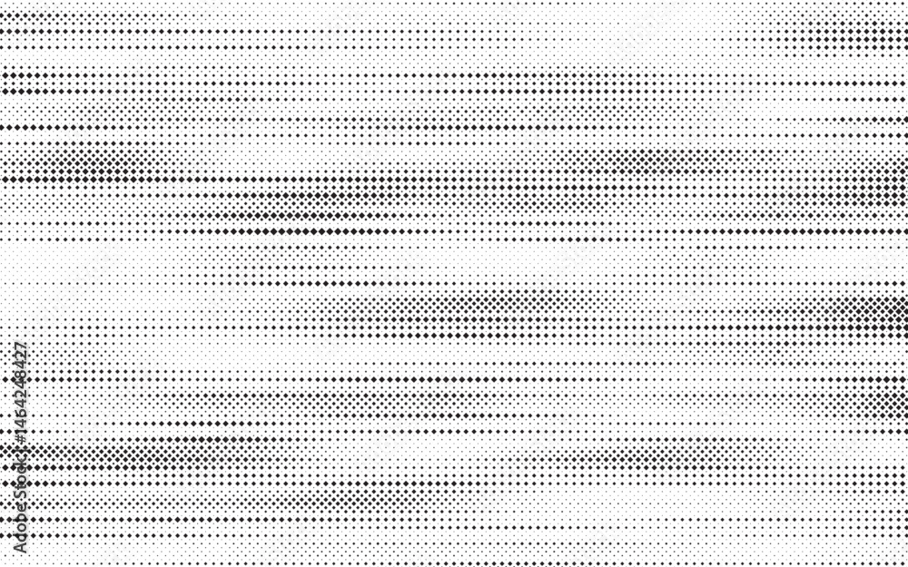 Aufkleber Abstract grunge halftone vector background. Liner effect square dot texture background. Vector illustrator.
