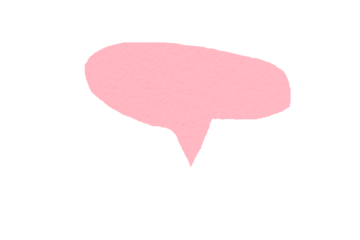 Pink paper cut speech bubble, chat symbol with speech bubbles, cartoon style speech bubbles PNG transparent
