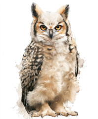 Naklejka premium Eule Baby