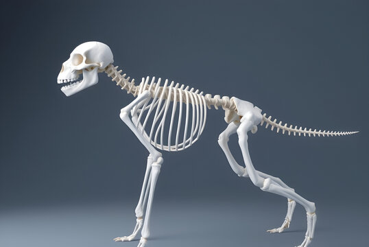 3d rendered illustration of a skeleton Osteopata, Generative AI