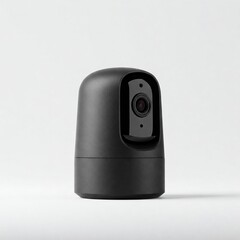 Modern security camera isolated on white