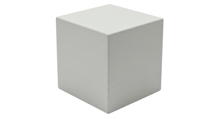 Isolated White Cube