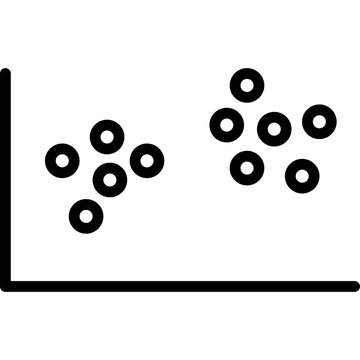 scatter plot icon
