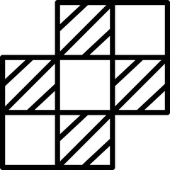 Grid Pattern vector icon