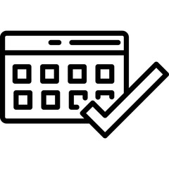 schedule calendar icon