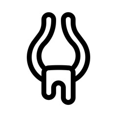churros icon with line style, perfect for user interface projects