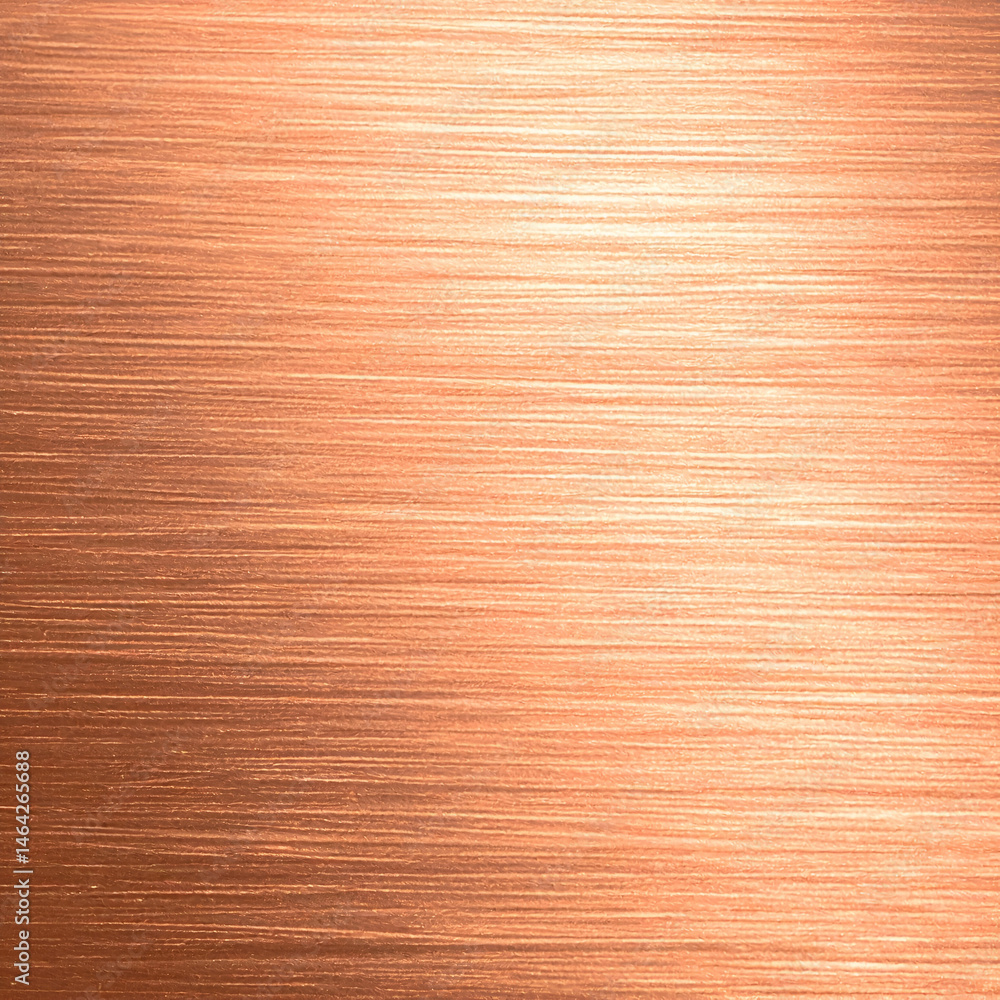 Poster copper texture background with horizontal lines and subtle light ideal for design