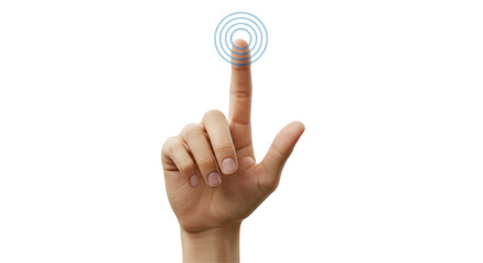 Isolated Finger Touch Screen