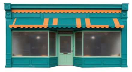 Isolated Shop Front