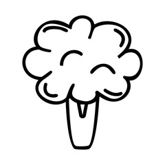 illustration of a broccoli
