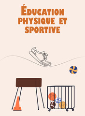 Matière scolaire education physique et sportive EPS rentrée des classes
