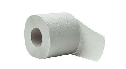 Isolated Toilet Paper Roll