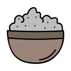 rice bowl vector illustrator 