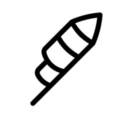 petard icon with line style, perfect for user interface projects