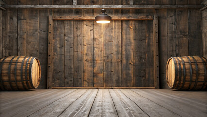 Painted Minimalist Background with Rustic 3D Design Aesthetic