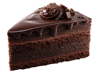 Chocolate cake slice transparent png