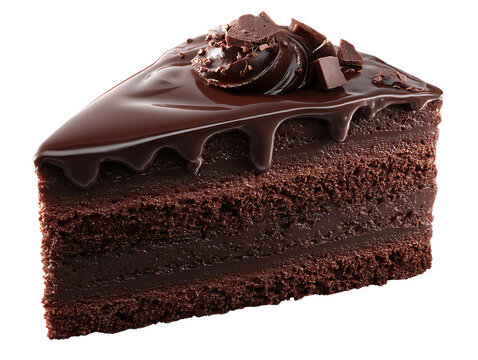 Chocolate cake slice transparent png