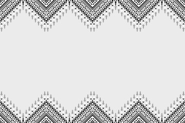 Native No.18 textile seamless pixel pattern color black white, Design for fabric, Clothes, Curtain, Carpet, Scarf, Wrap, Handcraft, Wallpaper, Necktie ,Background and Vector illustration