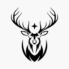 Deer logo vector template