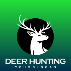 Deer logo vector template