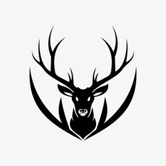Deer logo vector template