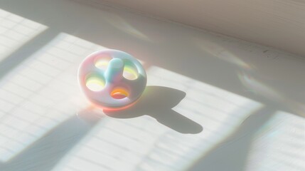 Pastel Fidget Spinner in Minimal Light