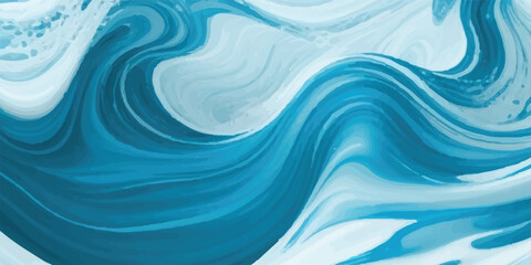 Soft watercolor wave background with pastel blue and white gradients. Perfect for spa branding, Perfect for Elegant and Calm Ocean-Themed Visual Design Work
