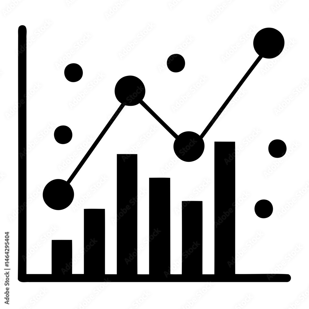Poster business graph chart diagram analysis and data visualization for financial report and presentation d
