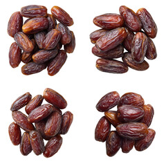 Fototapeta premium Medjool Dates, Brown, Sticky, Top View 