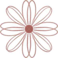 hand drawn flower