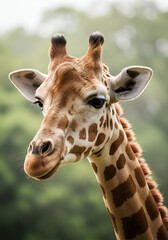 Obraz premium Close-up giraffe portrait (8)