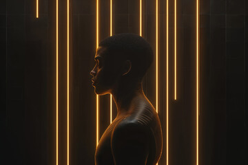 Identity exploration via transhumanist aesthetics and AI