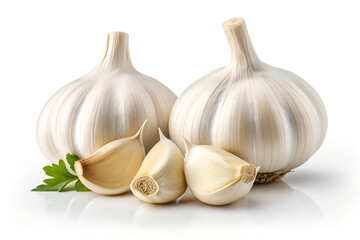 Raw Garlic Bulbs and Cloves – Pungent Culinary Essential