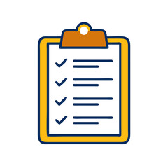 Illustration of a checklist on a clipboard with checkmarks