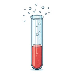 test tube with blood